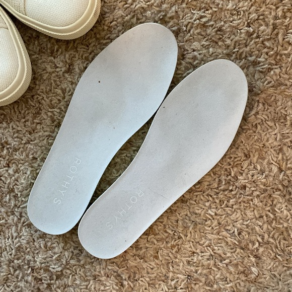 Rothy's RS02 Sneaker Bone Cream Size 9.5 Women's EUC - Picture 6 of 9